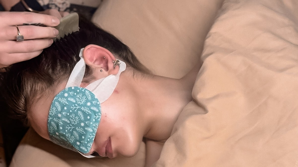 Scalp ritual treatment being performed at 33 Esthetics in Longwood, Florida